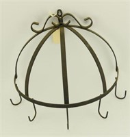 Lot #147 - Black metal cast iron style kitchen