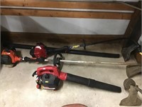 Echo Trimmer, Troybilt Blower, Trimmer