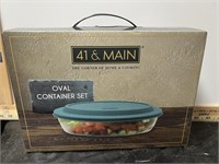 41 & Main Oval Container Set