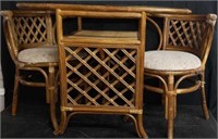 Borneo Dining Set of Oval Table w/ (2) Chairs