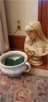 Small statue and pot