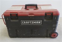 Craftsman case with battery powered tools.