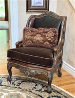 $$ Upholstered Arm Chair by King Hickory Furniture