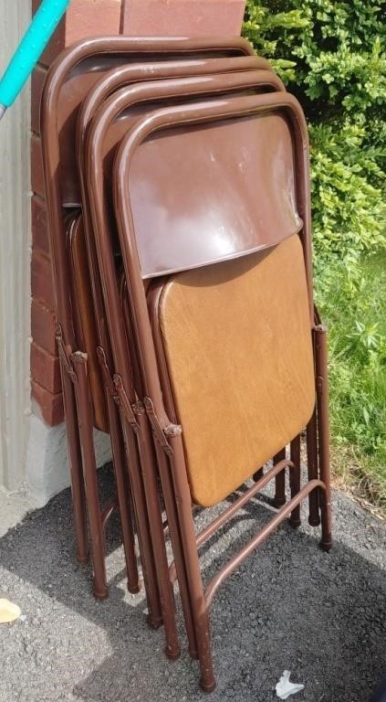 Set Of Four Folding Chairs