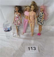 4) NICE BARBIE DOLLS