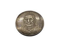 Ben Franklin 1706-1790 Commemorative Medallion
