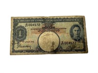 WW2 Malaya One Dollar July 1941