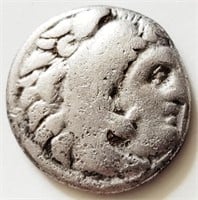 Alexander III The Great 336-323B.C. AR Drachm coin