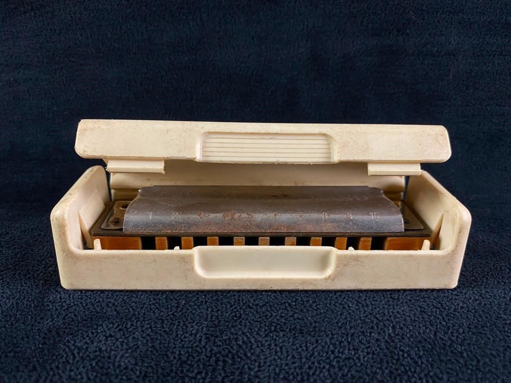 Vintage M Hohner Marine Band G Harmonica