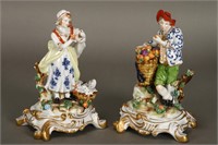 Pair of Italian Porcelain Figures,