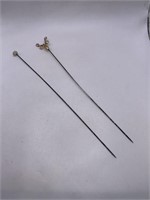 PAIR OF LONG! HAT PINS