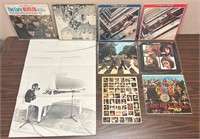 Beatles album lp collection with posters. Rare!