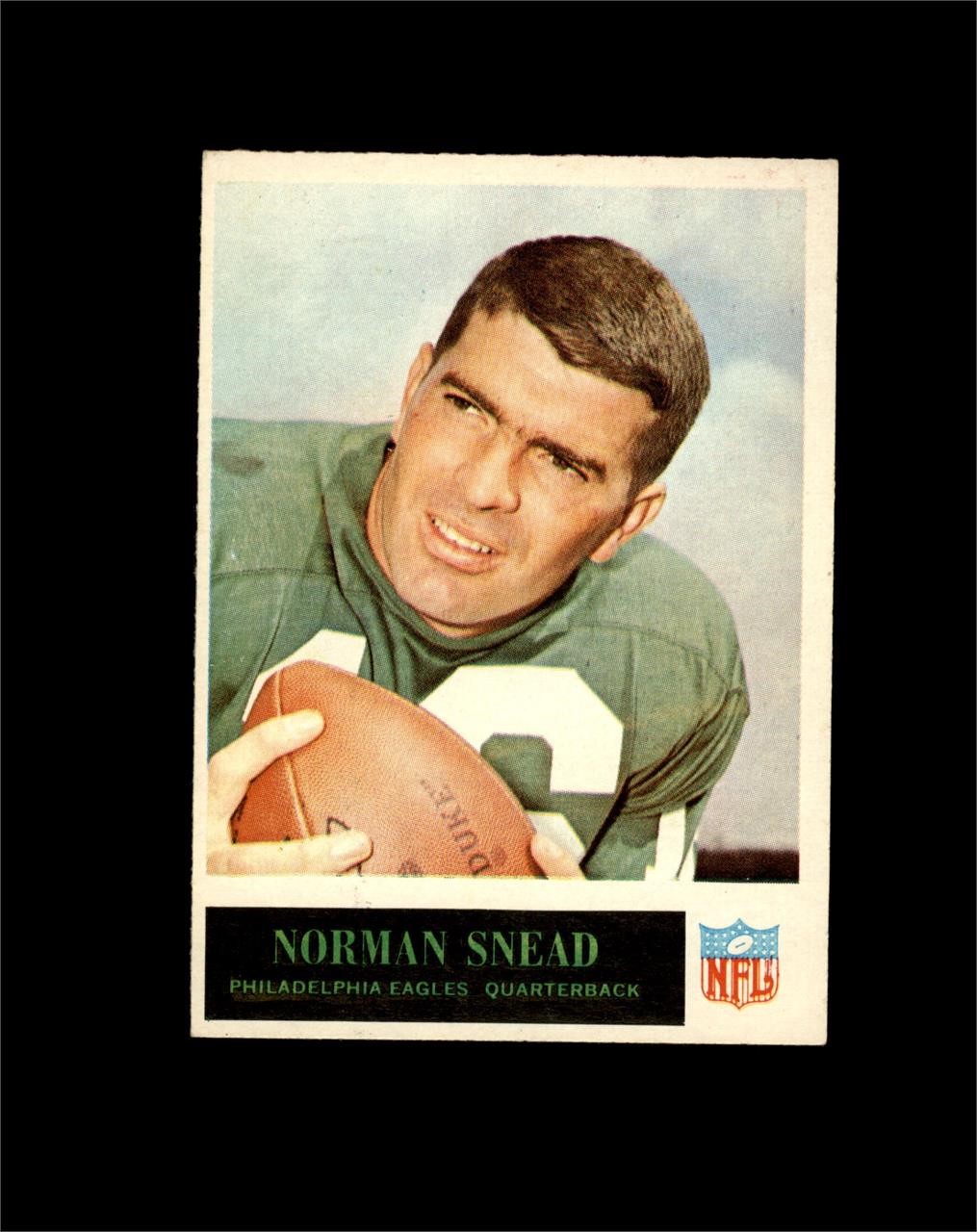 1965 Philadelphia #139 Norman Snead EX to EX-MT+