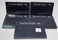 1976, ’77, ’78, (2) ’79 Proof Sets