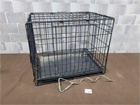 Dog crate and anchor