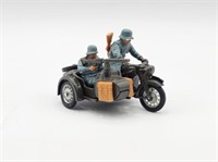 BRITAINS DIE CAST WN11 GERMAN MOTORCYCLE