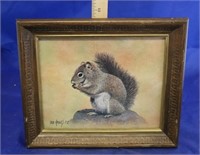 Bob Haynes Framed Squirrel Print