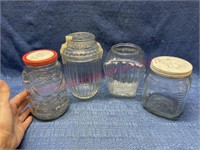 (4) Old jars