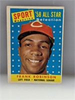 1958 Topps #484 Frank Robinson All Star HOF Reds