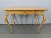 French Style Wood Sofa / Hall Table W Drawer