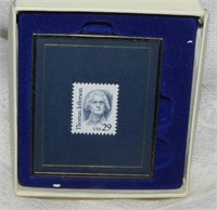 1993 LE Encased Thomas Jefferson 29 cent Stamp