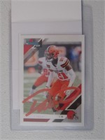 DENZEL WARD SIGNED AUTOGRAPHED CARD JSA COA