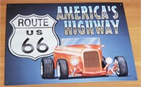 America Highway Route 66 Metal Sign #2