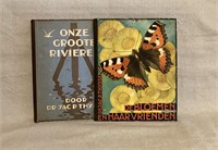 Vintage 1940s Dutch Books on Insects & Landscapes