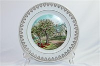 Currier and Ives Four Seasons Plate - Autumn