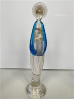 Murano ? Art Glass Angel Candlestick Holder Statue