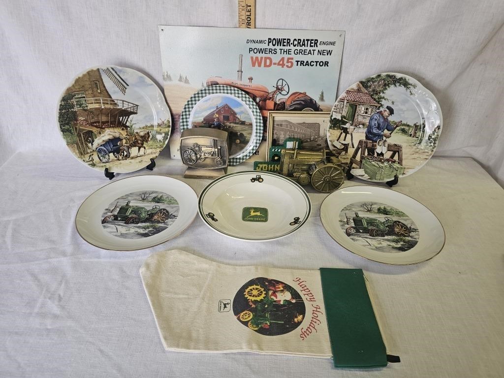 John Deere Plates, Royal Schwabap Farming Plates