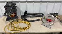 Vacuum, Extension Cord, 7.25" Mitre Saw