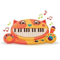 B. toys- Meowsic- Interactive Cat Piano – Toy Pian