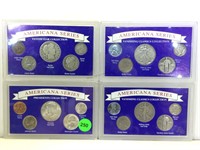 Silver coin Sets 64, 08, 45, 42