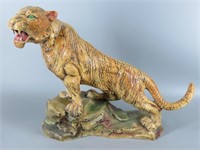 1979 Provincial Mold Ceramic Tiger Sculpture