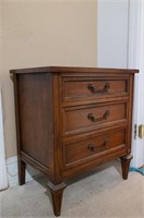 3 Drawer Solid Wood Night Stand, Side Table