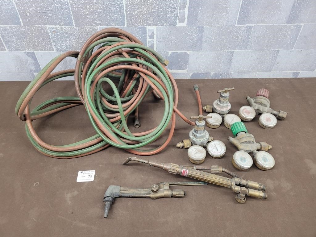 Oxy Acetylene hoses and regulators etc