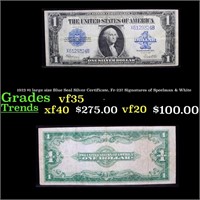 1923 $1 large size Blue Seal Silver Certificate, F