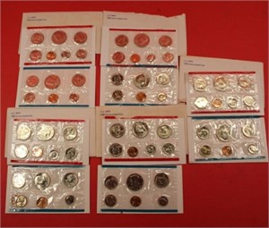5 Mint 1980 UNC Coin Sets