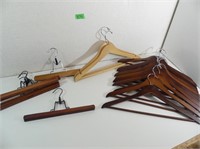 Qty of Wooden Clothes Hangers