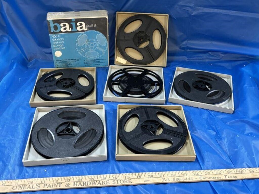 Vintage Super 8 or 8mm Film Reels