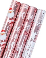 WRAPAHOLIC Christmas Wrapping Paper Roll - Rose Go