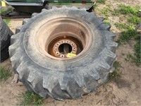 Titan 18.4x26 Tire and Rim