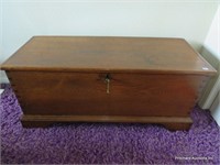 Antique Walnut Dovetailed Blanket Chest