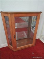 Oak Wall Hanging Display Unit