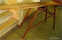 Antique Pine folding Ironing Board