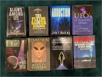 Lot of 8 UFO and Alien Hardback Books