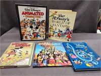 5 books about Walt Disney.   ANIMATED Characters,