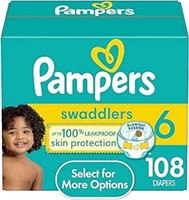 Pampers Diapers Size 6,  Swaddlers Disposable Baby
