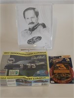 VTG DALE EARHARDT LOT-MODEL,CAR AND PENCIL ART BY